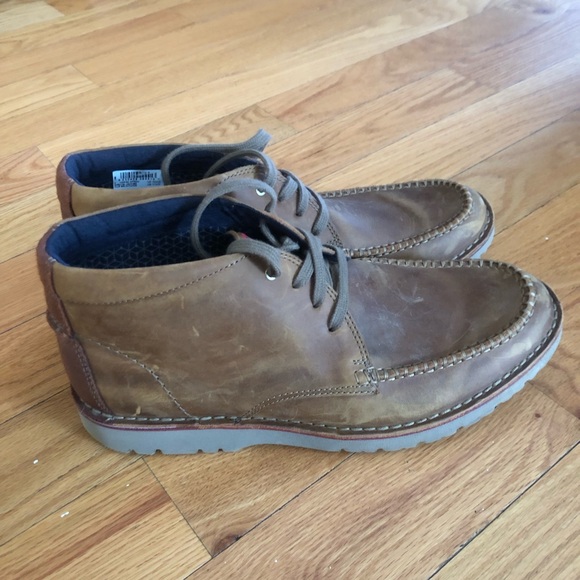 Clarks vargo apron toe leather boot - Picture 2 of 4